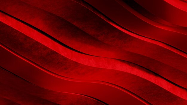 Abstracto diseño de fondo geométrico en 3D Alfabeto cálido Color rojo