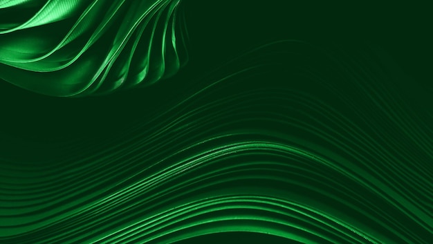 Abstracto diseño de fondo geométrico 3D Discord Color verde