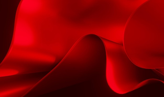 Abstracto diseño de fondo geométrico 3d luz dura cetro color rojo