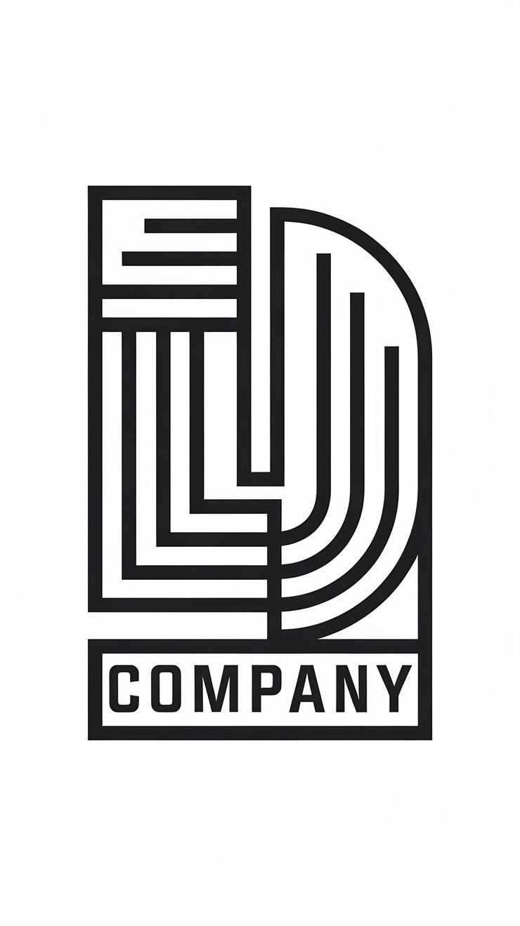 Foto abstracto diseño de logotipo de icono vectorial de signo de empresa simple