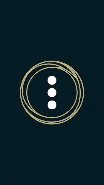 Abstracto diseño vectorial del icono del signo del círculo de la esfera I de la letra del logotipo