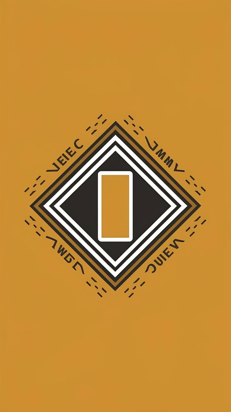 Foto abstracto divertido colorido rombo icono letra i logotipo signo diseño vectorial