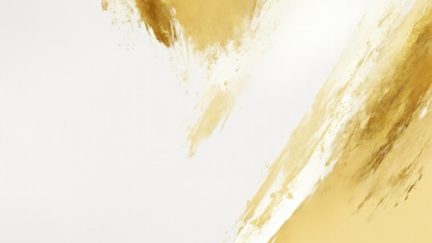 Abstracto dourado e pintura branca fundo pincel textura textura dourado
