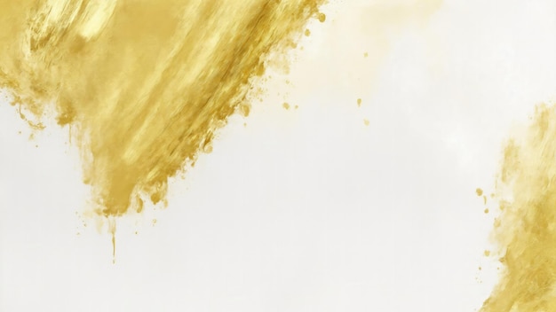 Abstracto dourado e pintura branca fundo pincel textura textura dourado