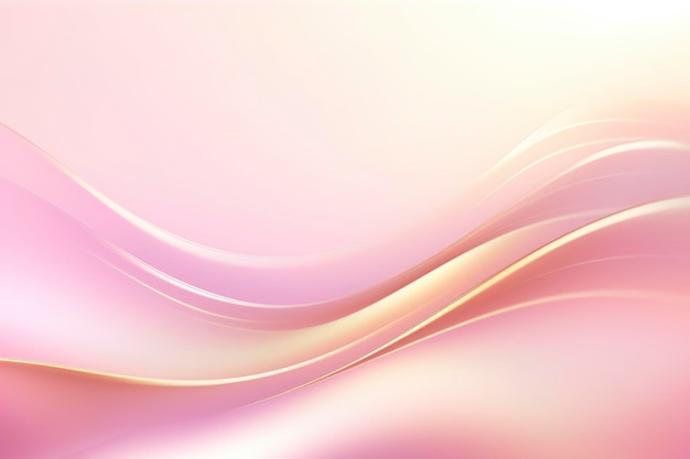 Abstracto dourado e rosa claro fundo de onda