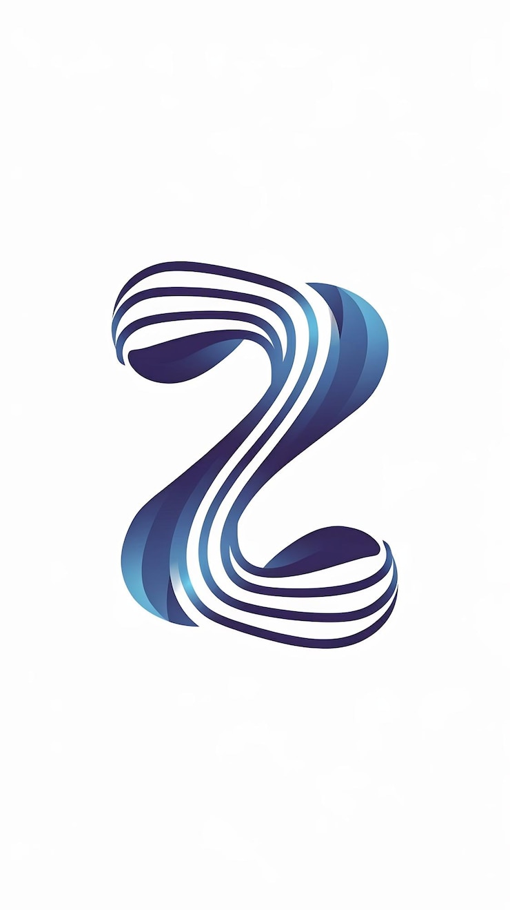 Foto abstracto de la empresa z diseño de logotipo de icono vectorial de signo de letra