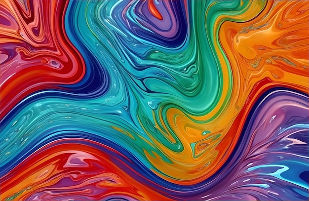 Abstracto Fluido colorido de alta textura Detalles de alta calidad Fondo