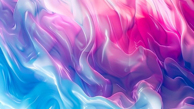 Abstracto fluindo swirling fundo em rosa e roxo com destaques azuis