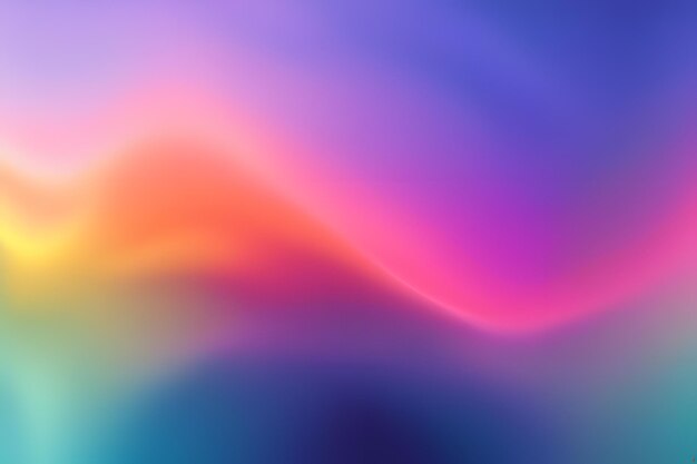 Abstracto Fondo borroso de color Gradiente Paleta de colores del arco iris Remolino de colores