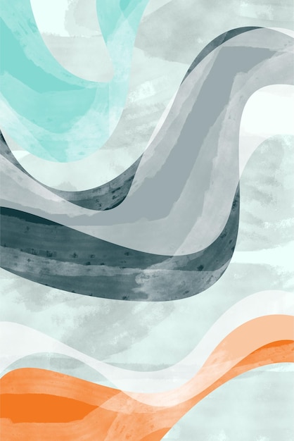 Abstracto Fondo de color beige curvilíneo