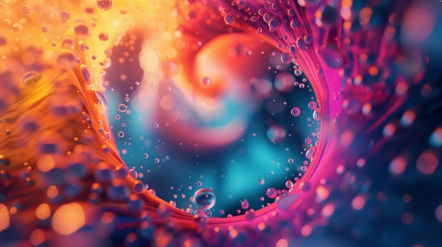 Abstracto Fondo colorido con espirales