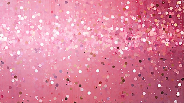 Abstracto fondo de confeti rosado