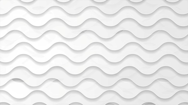 Abstracto fondo corporativo blanco gris ondulado