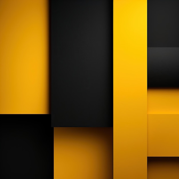 Abstracto fondo geométrico amarillo negro Ahorrator de pantalla de escritorio papel tapiz de teléfono inteligente impresión papel digital