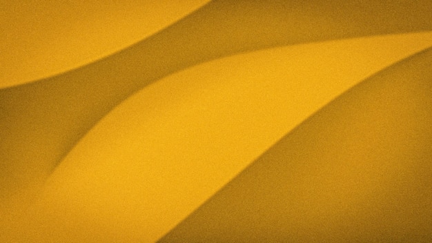 Abstracto fondo de gradiente 4K con ondas suaves de ricos tonos de oro y mostaza con una textura granulada perfecta para papeles de pared, pancartas y diseños creativos
