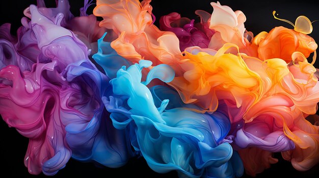 Abstracto Fondo de humo de colores