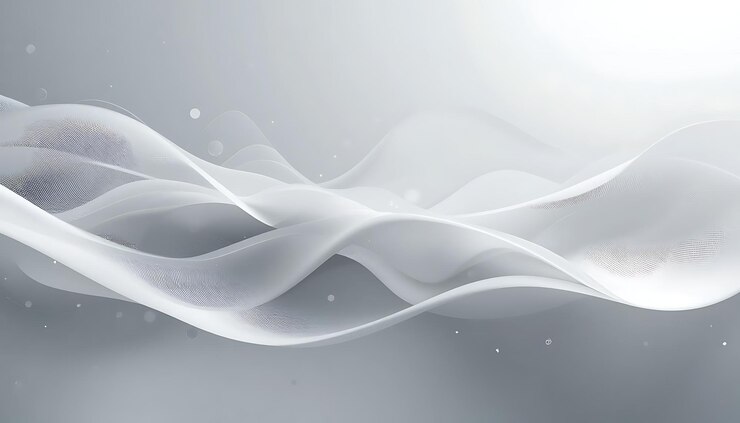 Abstracto Fondo de ondas blancas