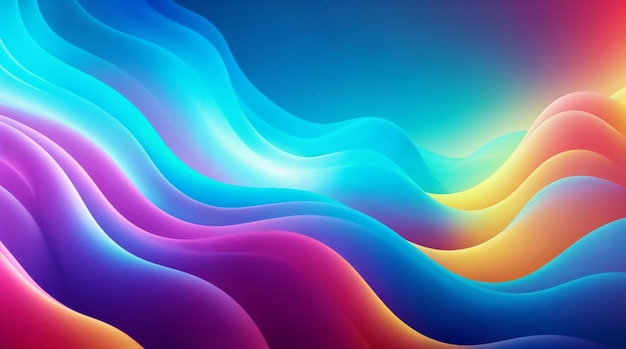 Abstracto Fondo de ondas coloridas