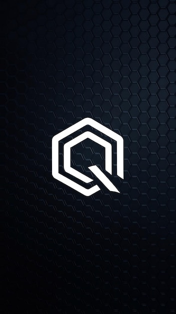 Abstracto forma hexagonal plana Q letra del logotipo signo icónico vector des
