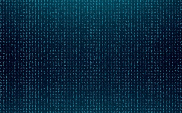 Foto abstracto fundo digital azul