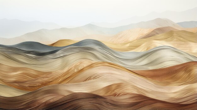 Foto abstracto fundo multicolorido de linhas onduladas lisas