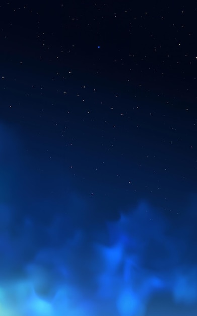 Abstracto de la galaxia estrellada Con un fondo con una estrella brillante