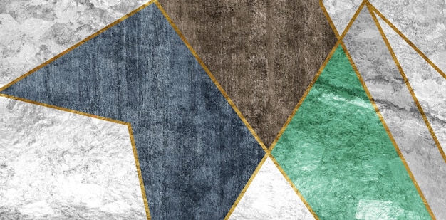 Abstracto geometría aureada fondo de la textura del elemento oro
