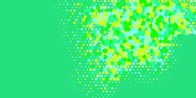 Abstracto geométrico Hexágono de fondo multicolor