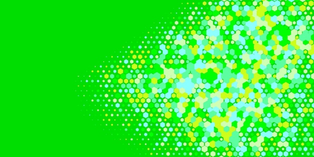 Abstracto geométrico Hexágono de fondo multicolor