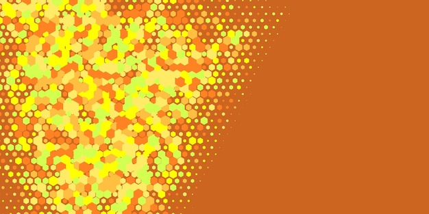 Abstracto geométrico Hexágono de fondo multicolor