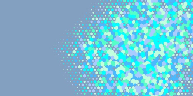 Abstracto geométrico Hexágono de fondo multicolor