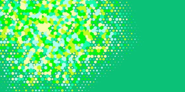 Abstracto geométrico Hexágono de fondo multicolor