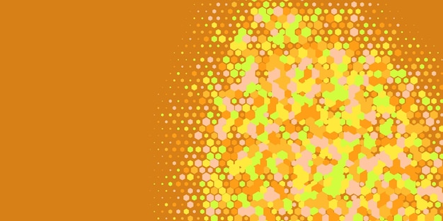 Abstracto geométrico Hexágono de fondo multicolor