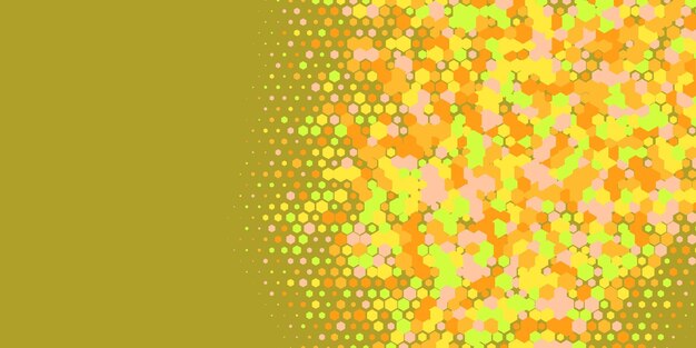 Abstracto geométrico Hexágono de fondo multicolor