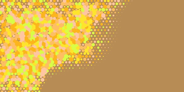 Abstracto geométrico Hexágono de fondo multicolor