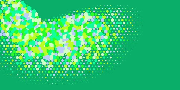 Abstracto geométrico Hexágono de fondo multicolor