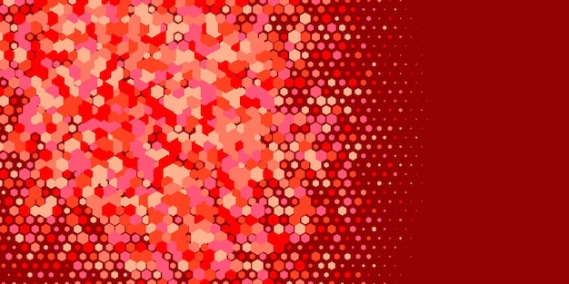 Abstracto geométrico Hexágono de fondo multicolor