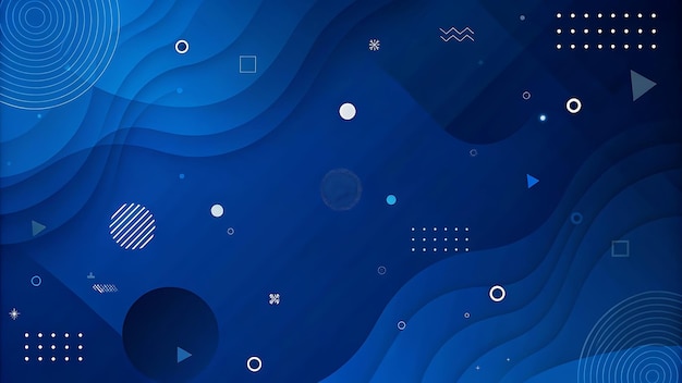 Abstracto gradiente azul formas geométricas composição fundo para bandeiras cartazes papéis de parede