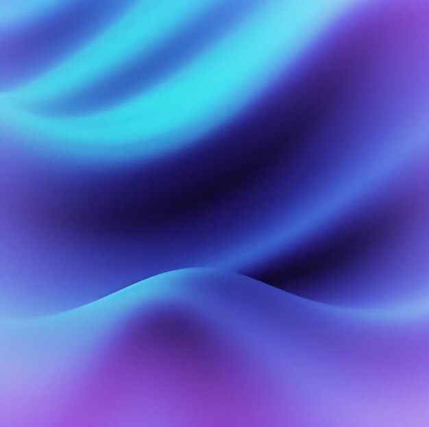 Foto abstracto gradiente azul y púrpura toneladas ondas suaves granuladas fondo