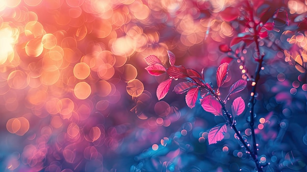 Abstracto gradiente bokeh pastel con fondo bokeh colorido pastel enfoque selectivo profundidad de campo poco profunda