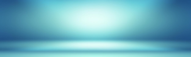 Abstracto gradiente de lujo fondo azul liso azul oscuro con estandarte de estudio de viñeta negra