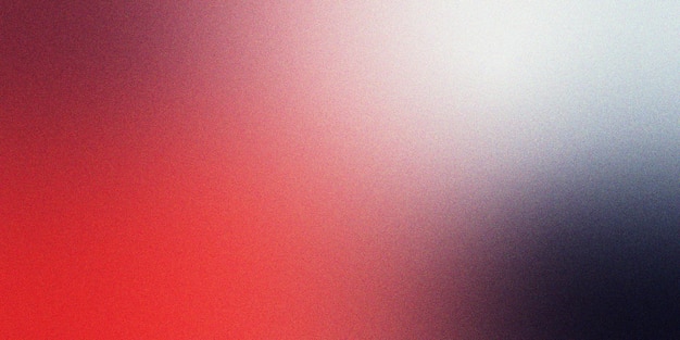 Abstracto Gradiente con tonos rojo blanco y azul oscuro y textura granulada