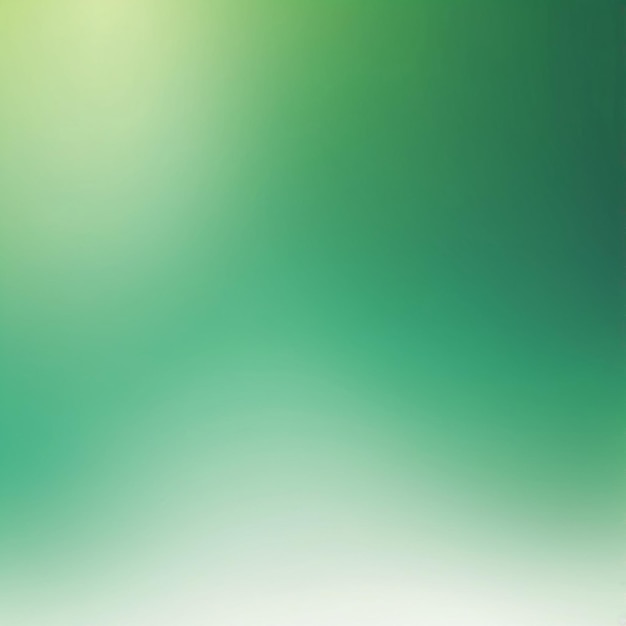 Abstracto gradiente verde color de fondo en blanco liso borroso ilustración vectorial multicolor