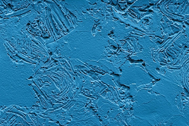 Foto abstracto grunge alivio decorativo estucado de pared azul de la armada textura de fondo