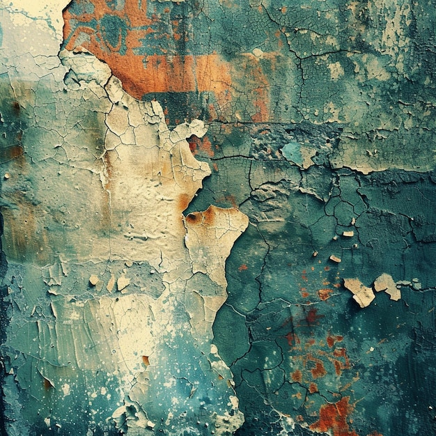 Abstracto Grunge Patrones Primer plano de la pintura de pelado en la pared