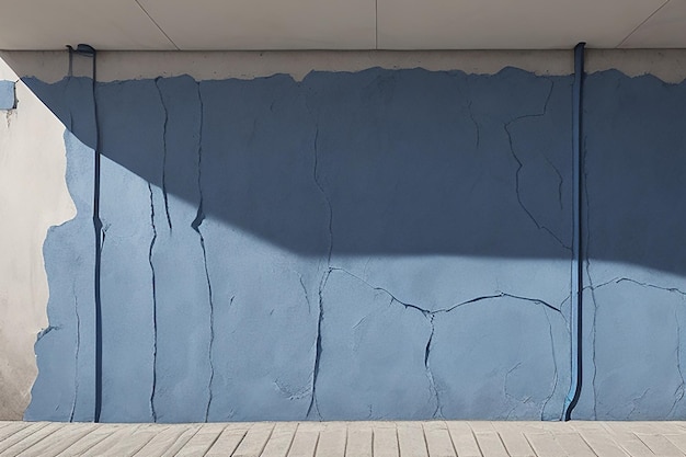 Abstracto grunge relieve decorativo de estuco azul marino textura de pared ángulo ancho fondo de color áspero