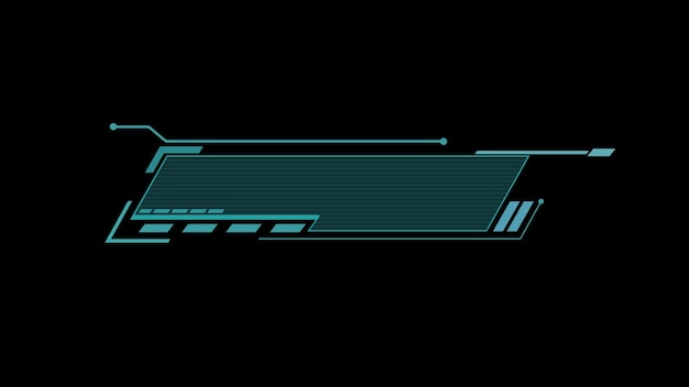 Abstracto HUD exibir infográfico scifi informações futurísticas