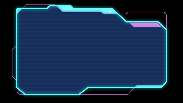 Abstracto HUD exibir infográfico scifi informações futurísticas