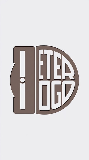 Abstracto I letra logotipo forma de círculo signo de la compañía en capas icono redondo diseño vectorial de logotipo de moda