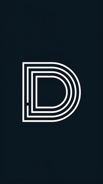 Abstracto icono web creativo compañía D signo letra logo vector des
